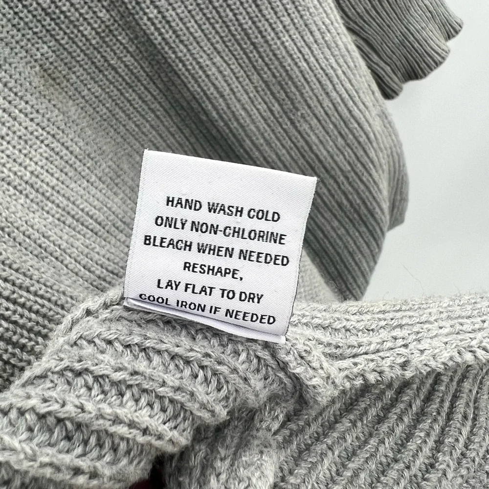 525 America grey cardigan sweater size S - Picture 7 of 8